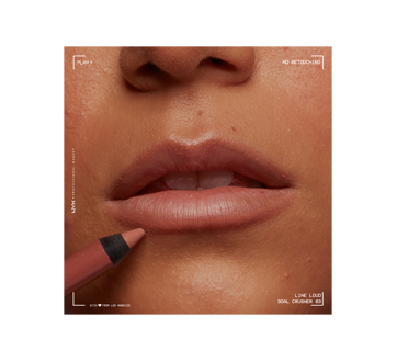 Image 4 du produit NYX Professional Makeup - Line Loud crayon pour lèvres hydrofuge infusé de vitamine E, 1,2 g Goal Crusher