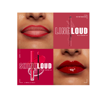 Image 2 du produit NYX Professional Makeup - Line Loud crayon pour lèvres hydrofuge infusé de vitamine E, 1,2 g On a Mission