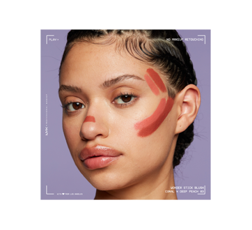 Image 3 du produit NYX Professional Makeup - Wonder duo de fards à joues crème, 1 unité Coral + Deep Peach
