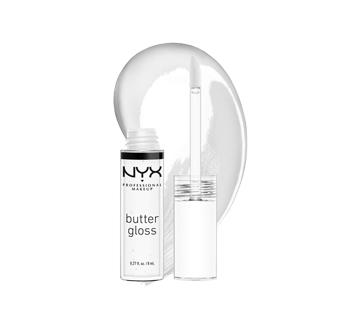 Image 2 of product NYX Professional Makeup - Butter Gloss Lip Gloss Non-Sticky, 8 ml Sugar Glass