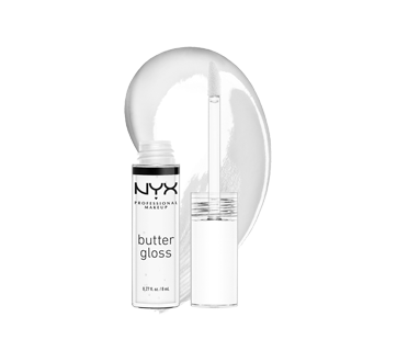 Image 2 of product NYX Professional Makeup - Butter Gloss Lip Gloss Non-Sticky, 8 ml Sugar Glass