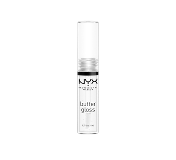Image 3 of product NYX Professional Makeup - Butter Gloss Lip Gloss Non-Sticky, 8 ml Sugar Glass