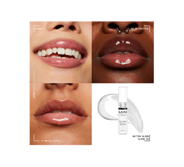 Image 7 of product NYX Professional Makeup - Butter Gloss Lip Gloss Non-Sticky, 8 ml Sugar Glass
