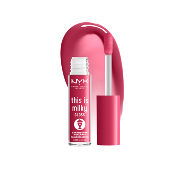 Image 3 du produit NYX Professional Makeup - This is Milky brillant à lèvres, 4 ml Strawberry Horchata