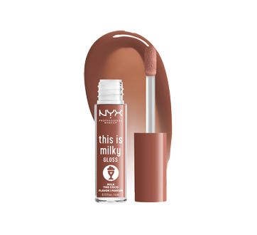 Image 4 of product NYX Professional Makeup - This is Milky Lip Gloss, 4 ml Milk the Coco