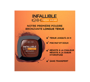 Image 2 du produit L'Oréal Paris - Infallible Jusqu'à 24H Fresh Wear poudre fini doux mat hydrofuge, 9 g pâle