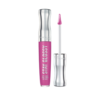 Image 1 of product Rimmel London - Stay Glossy Lip Gloss, 6 ml Purple Parlour