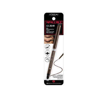 Image 2 du produit L'Oréal Paris - Infallible Grip 36h traceur gel mécanique, 1 unité Denim brun