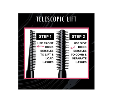 Image 4 of product L'Oréal Paris - Telescopic Lift Mascara, 1 unit Deep Black