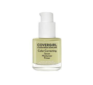 Image of product CoverGirl - Clean Fresh Skincare Color Correcting Serum Moisturizing Primer, 30 ml Redness Neutralizer