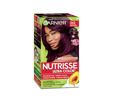 Image 3 of product Garnier - Nutrisse Permanent Hair Colour enriched with Avocado Oil, 1 unit 362 Burgundy Garnet