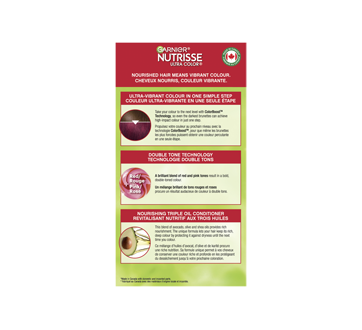 Image 4 of product Garnier - Nutrisse Permanent Hair Colour enriched with Avocado Oil, 1 unit 362 Burgundy Garnet