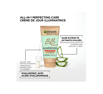 Image 2 of product Garnier - SkinActive BB Cream for Anti-Aging, 50 ml Light-Medium