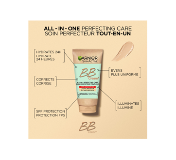 Image 3 of product Garnier - SkinActive BB Cream for Anti-Aging, 50 ml Light-Medium