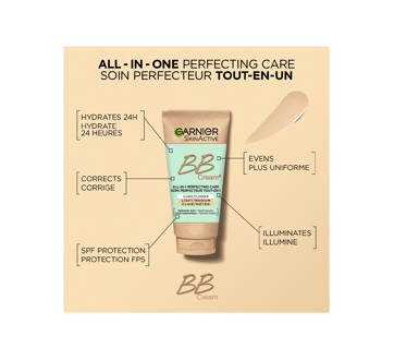 Image 3 du produit Garnier - SkinActive crème BB soin perfecteur tout-en-1 anti-âge, 50 ml moyen