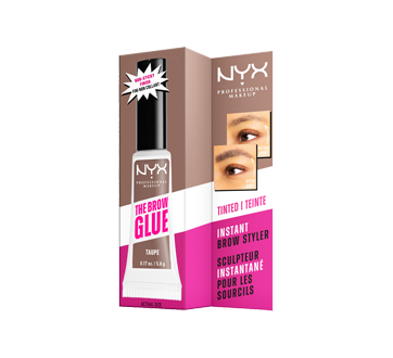 Image 2 du produit NYX Professional Makeup - The Brow Glue outil instantané pour les sourcils, 5 g Taupe