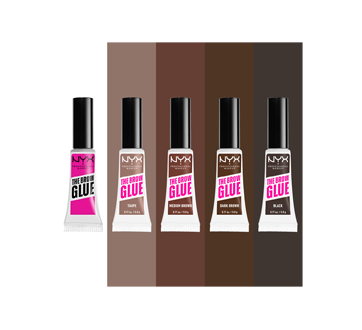 Image 5 du produit NYX Professional Makeup - The Brow Glue outil instantané pour les sourcils, 5 g Taupe