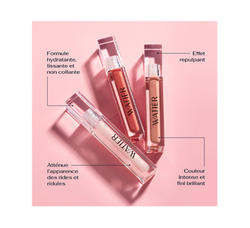 Image 6 du produit Watier - Gloss Volume Suprême brillant à lèvres repulpant végan avec acide hyaluronique, 6,3 ml Éternelle
