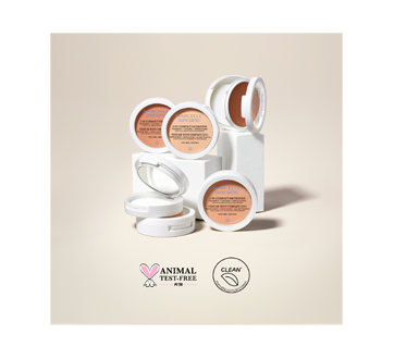 Image 7 of product Marcelle - Skincaring 3-in-1 Compact Foundation + Concealer + Setting Powder with Hyaluronic Acid, 8.5 g Ivoire Classique
