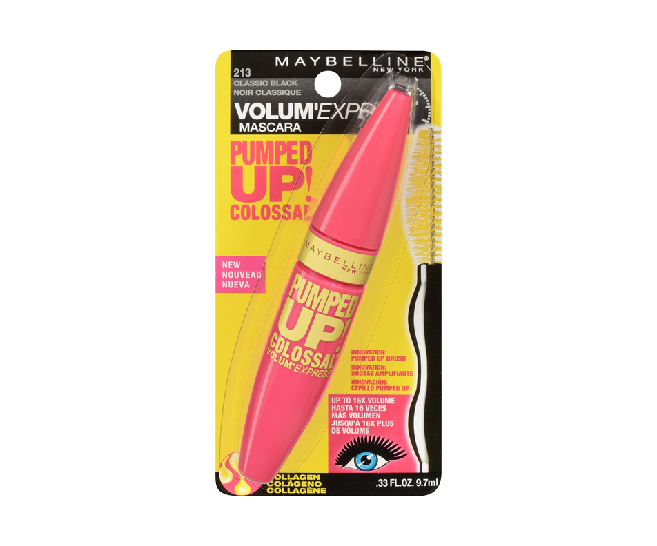Volum' Express Pumped Up! Colossal mascara lavable, 9,5 ml Maybelline