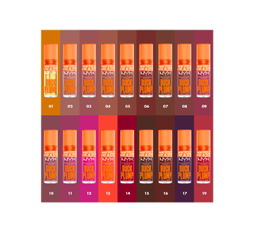 Image 9 of product NYX Professional Makeup - Duck Plump High Pigment Lip Gloss, 7 ml Clearly Spicy