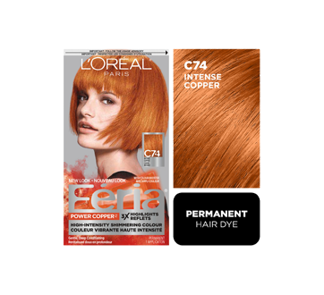 Image 2 of product L'Oréal Paris - Féria - Haircolour, 1 unit, Power Copper C74 Intense Copper