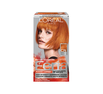 Image of product L'Oréal Paris - Féria - Haircolour, 1 unit, Power Copper C74 Intense Copper