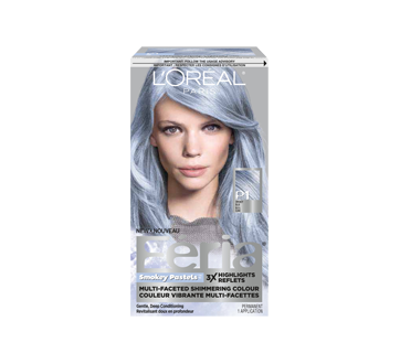 Image du produit L'Oréal Paris - Féria - coloration, 1 unité, Smokey Pastels P1 bleu fumé