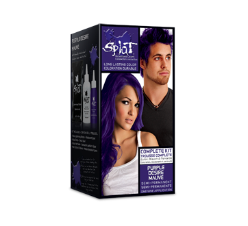 Image of product Splat - Color, Bleach & Peroxide Complete Kit, 200 ml Purple Desire