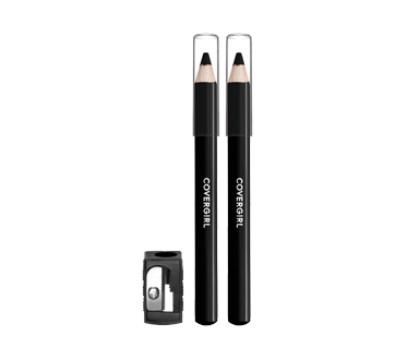 Image of product CoverGirl - Easy Breezy Brow Fill + Define Brow Pencil, 1.7 g Black - 500