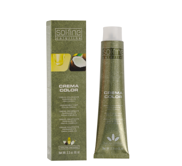 Crema Color crème colorante pour cheveux avec huile de coco, 65 ml