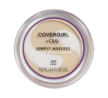 Image of product CoverGirl + Olay - Simply Ageless Foundation, 12 g Ivory - 205