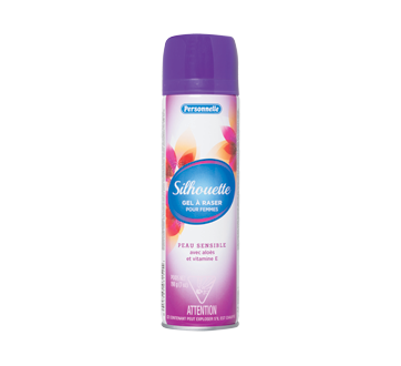 Silhouette gel à raser pour femmes peau sensible, 198 g