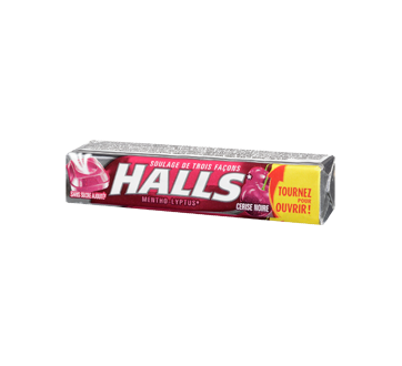 Halls cerise noire