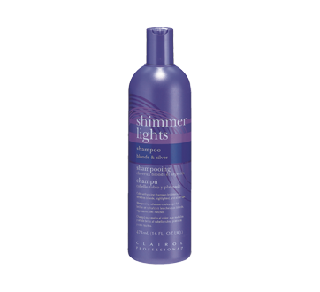 Shampooing rehausse-couleur cheveux blonds er argentés, 473 ml