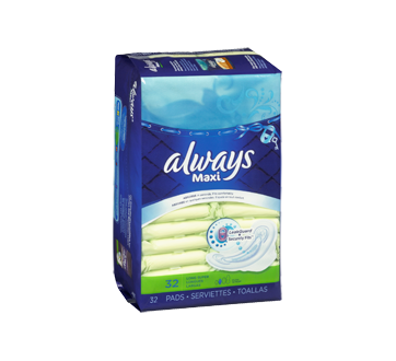 Image 3 du produit Always - Maxi serviettes régulières, 32 unités