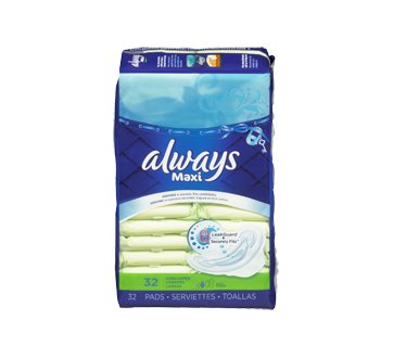 Image 4 du produit Always - Maxi serviettes régulières, 32 unités