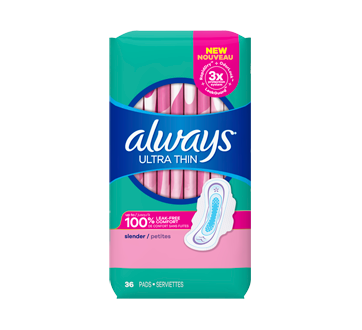 Serviettes ultra-minces petite, 36 unités