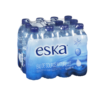 Image 2 du produit ESKA Eaux Vives Waters Inc. - ESKA eau de source naturelle, 12 X 500 ml, naturelle