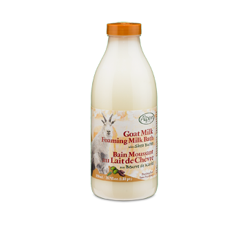 Image du produit Alpen Secrets - Bain moussant au lait de chèvre avec beurre de karité, 850 ml