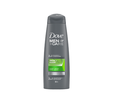 Image 1 du produit Dove Men + Care - Fraîcheur et Propreté shampooing et revitalisant fortifiant, 355 ml