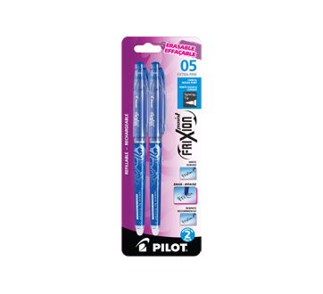 Frixion Point stylos à bille roulante effaçables, 2 unités