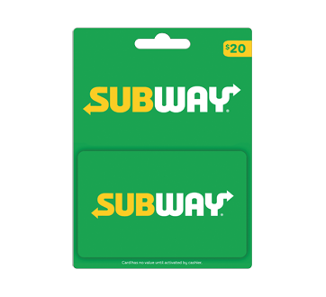 Carte Cadeau Subway De 1 Unite Incomm Cartes Restaurant Jean Coutu Carte Cadeau Subway De 1 Unite Incomm Cartes Restaurant Jean Coutu