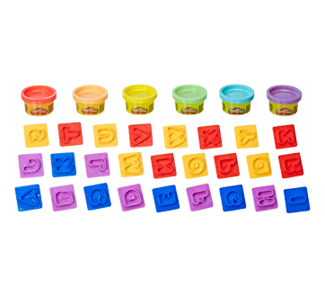 Image 2 du produit Play-Doh - Play-Doh lettres de 6 couleurs de pâte atoxique, 1 unité
