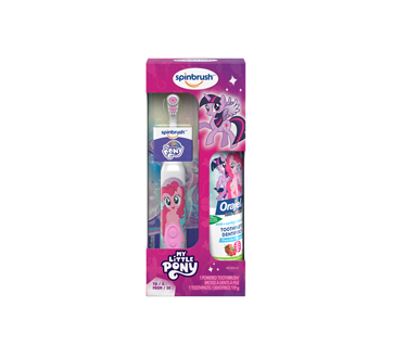 Ensemble brosse à dent et dentifrice, 2 unités, Ma petite pouliche