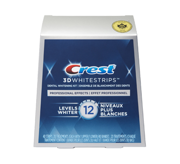 3D White Whitestrips bandes effet professionnel, 20 unités