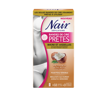 Image 2 du produit Nair - Dépilatoire bandes de cire prêtes, 32 unités