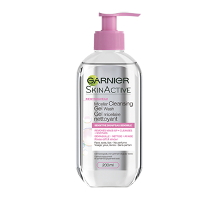 SkinActive gel micellaire nettoyant, peaux sensibles, 200 ml