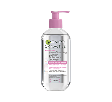 SkinActive gel micellaire nettoyant, 200 ml, peaux sensibles