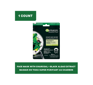 Image 4 du produit Garnier - Skin Activ Moisture Bomb masque en tissu resserre les pores et hydrate, 28 g